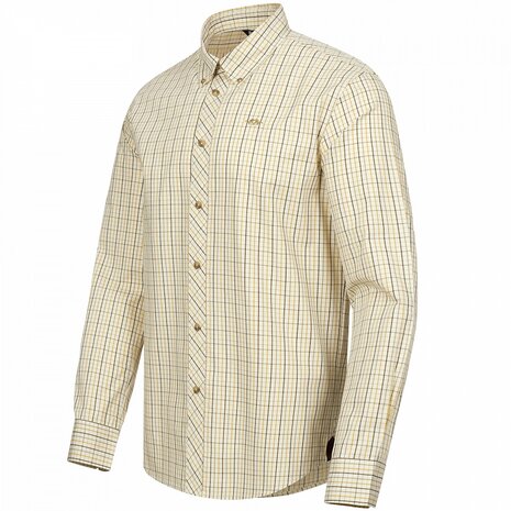 Blaser Hemd Tristan 22 Beige/Gelb Kariert