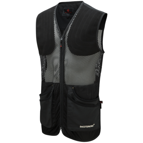 SHOOTERKING clay shooter summer vest Black