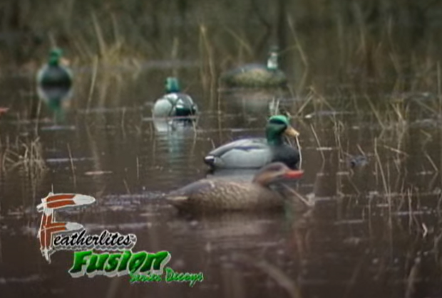 Featherlites Fusion Series Ducks - Eend & Woerd (3 stuks)