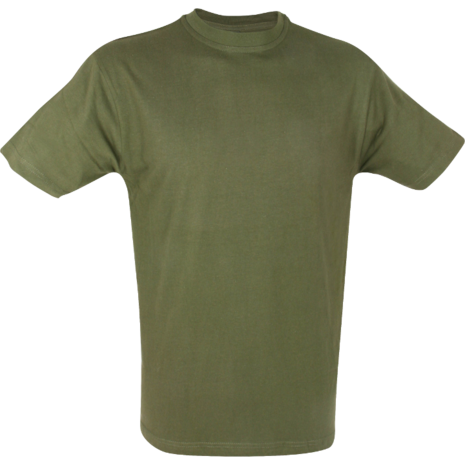 T-Shirt Plain Groen PERCUSSION