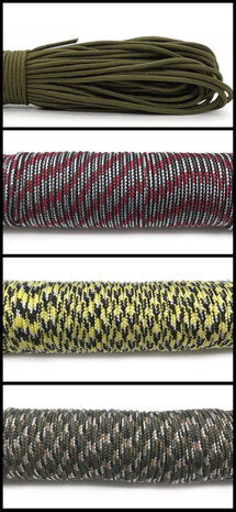 Paracord 2 mm Length 15 / 30 Meters (Rope)