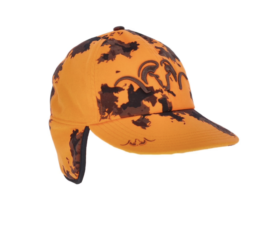 Blaser Suede blaze orange winter cap