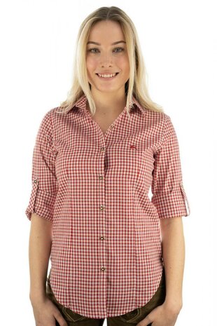 OS-Trachten Woman shirt Irene red