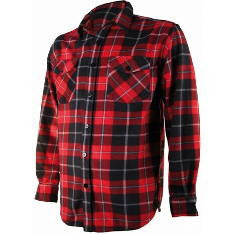 Chemise polaire Treeland rouge