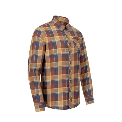 Blaser Shirt Charles Flannel Brown/blue