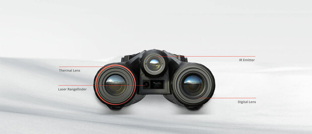 Hikmicro Habrok HQ35LN Warmtebeeld en Dag/Nachtzicht Binocular (940nm)