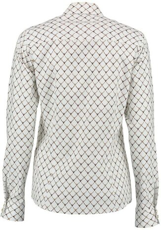 Gipfelstürmer Dames blouse Ines hert bruin