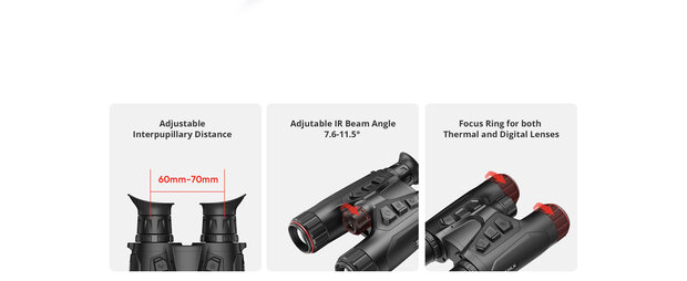 Hikmicro Habrok HH35LN Jumelles d'imagerie thermique et de vision jour/nuit (940 nm) *NEW*