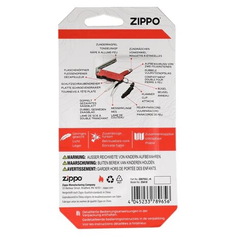 ZIPPO Fire Starting Multi-Tool 