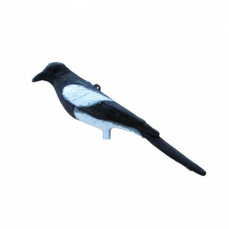 Flocked Magpie Decoy