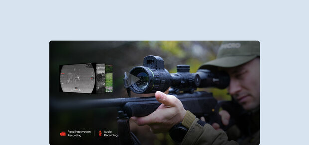 Hikmicro Alpex 4K A50E digital Day/Night Vision rifle scope