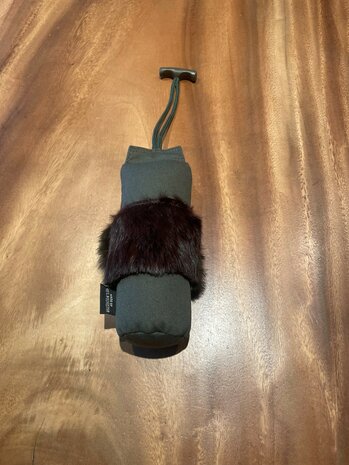 Dog Dummy 500gr Dark Green with artificial fur