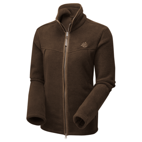 Shooterking Oxford Polartec fleece jas bruin Dames