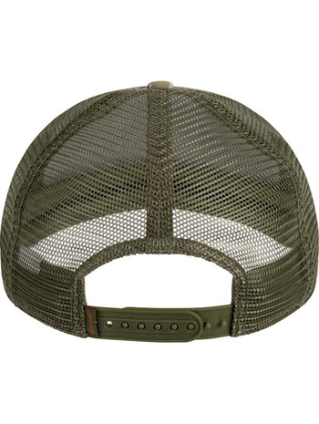 Blaser Leather Badge Casquette Dark Oliv