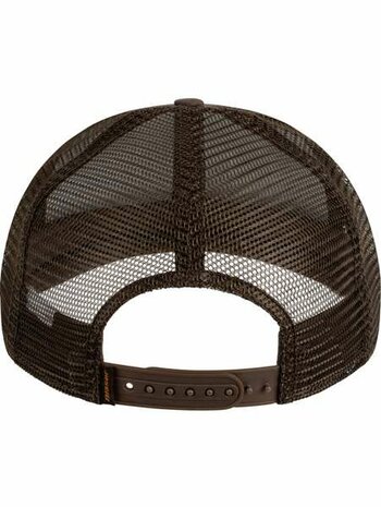 Blaser Leather Badge Casquette Brun foncé