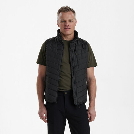 Deerhunter Moorpadded bodywarmer zwart