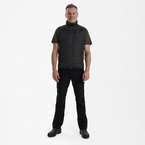 Deerhunter Moorpadded bodywarmer zwart