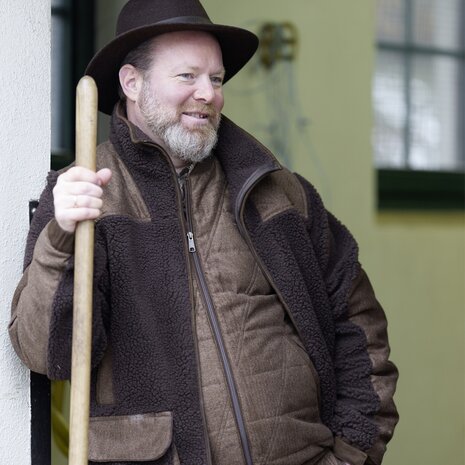 Kurtka polarowa Blaser Sherpa ciemny brąz