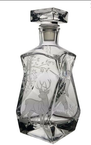 Edwanex Decanter with Motif Jeleń