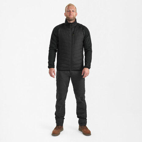 Deerhunter Moor Zip-Off Weste / Bodywarmer Schwarz