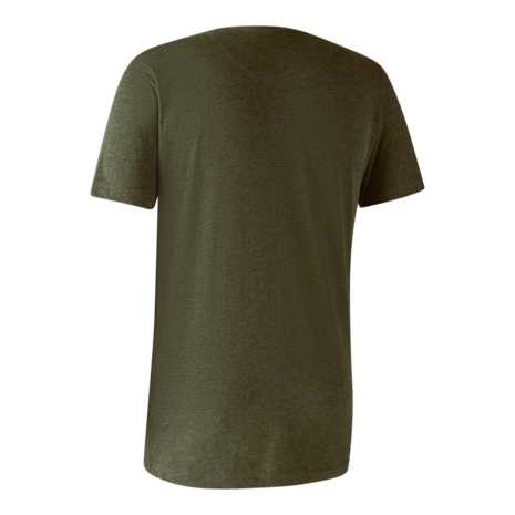 Deerhunter T-Shirt Basic Adventure Green melange