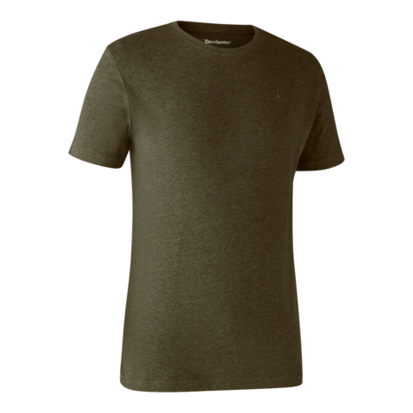 Deerhunter T-Shirt Basic Adventure Green melange