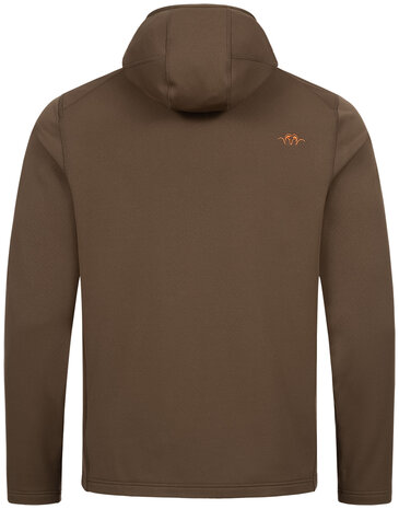 Blaser High-Quality Drain Full-Zip Midlayer Hoody Donkerbruin
