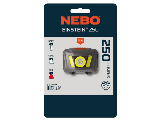 NEBO Einstein 250 Rechargeable Headlamp
