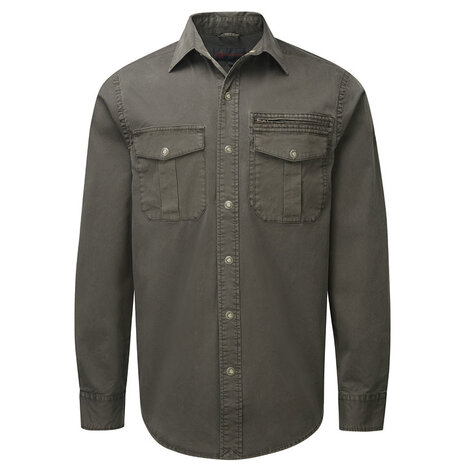 SHOOTERKING Chemise Forest marron Messieurs