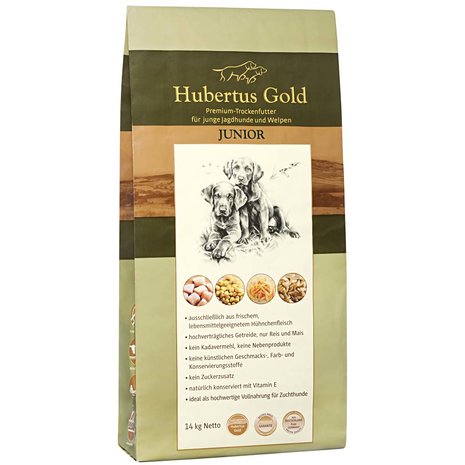 Hubertus Gold Junior Premium 14Kg