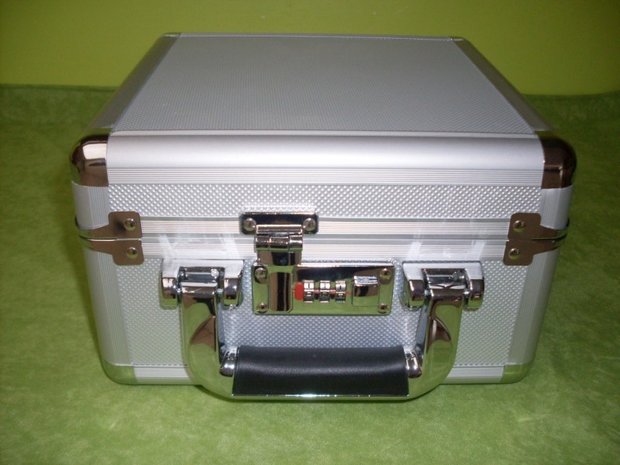 Ammunition case Aluminum Silver