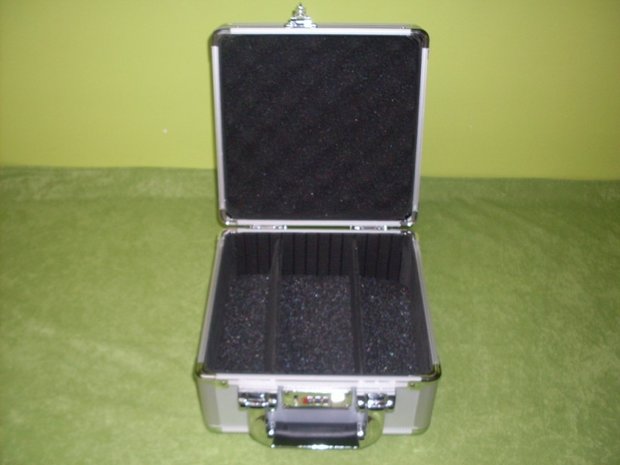 Ammunition case Aluminum Silver