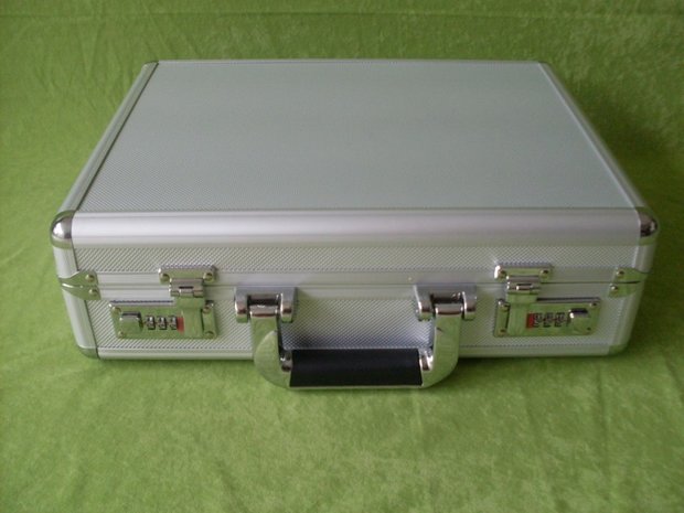 Pistol case alu/silver