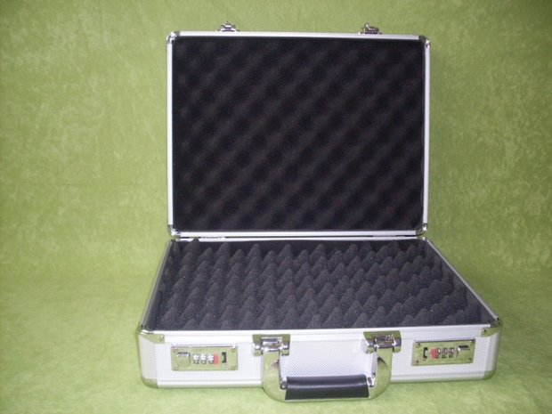 Pistol case alu/silver