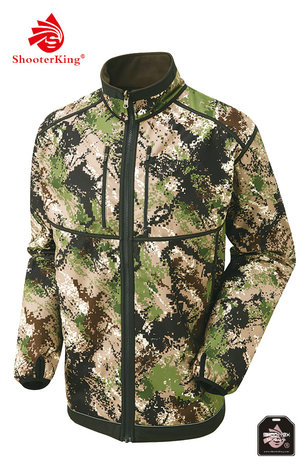 Shooterking - Digitex Softshell Jas Groen/Bruin (Heren)