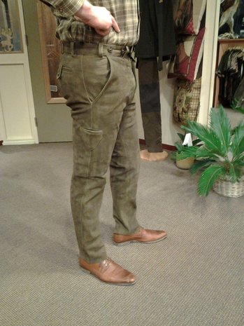 Pantalon en cuir Waidmann Cuir de buffle Hommes