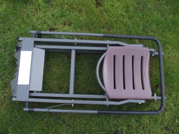 Échelle d'assise pliable en aluminium avec siège