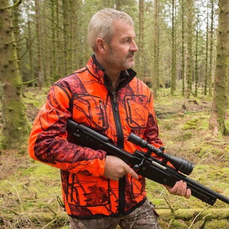 ShooterKing Reversible Softshell Mossy Blaze / Brown