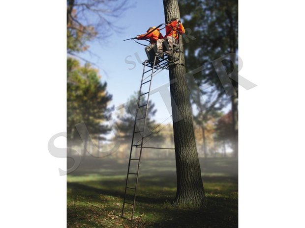 Portable 2-Man Ladder Stand & Raised Hide 5,0m - A15