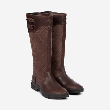 LE CHAMEAU WOMEN'S JAMESON QUILTED LEATHER BOOT 