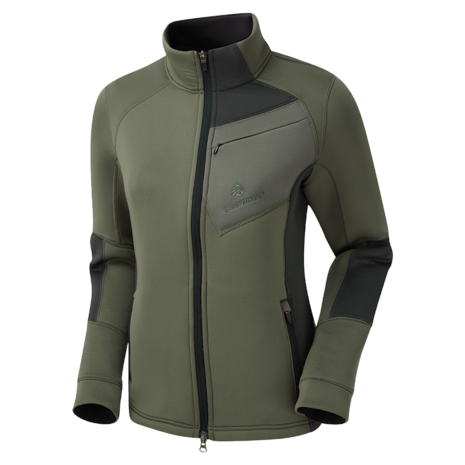 Warm Softshell Vest Groen DAMES / Thermic Jacket Green - SHOOTERKING