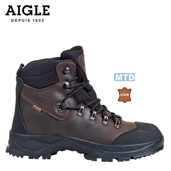 AIGLE ultra-light, waterproof leather shoe Plutno MTD