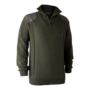 Deerhunter Sheffield Knit with zip-neck Green Melange