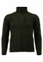 Tom Collins Heren vest piqu&eacute; fleece opstaande kraag Olijf kleur