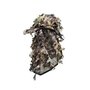 3D camo pet met gezichtsmasker en bladeren Bruin - Gezicht camouflage