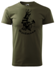 Waidmann-T-Shirt-Naturel-Groen-Logo