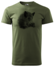 Wild-Zwijn-T-Shirt-Groen-Logo-1