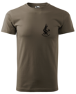 Waidmann-T-Shirt-Naturel-Bruin-Logo-Small