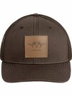 Blaser-Leather-Badge-Cap-Dark-Brown