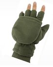 Waidmann-Fleece-Shooters-Mitts-Green